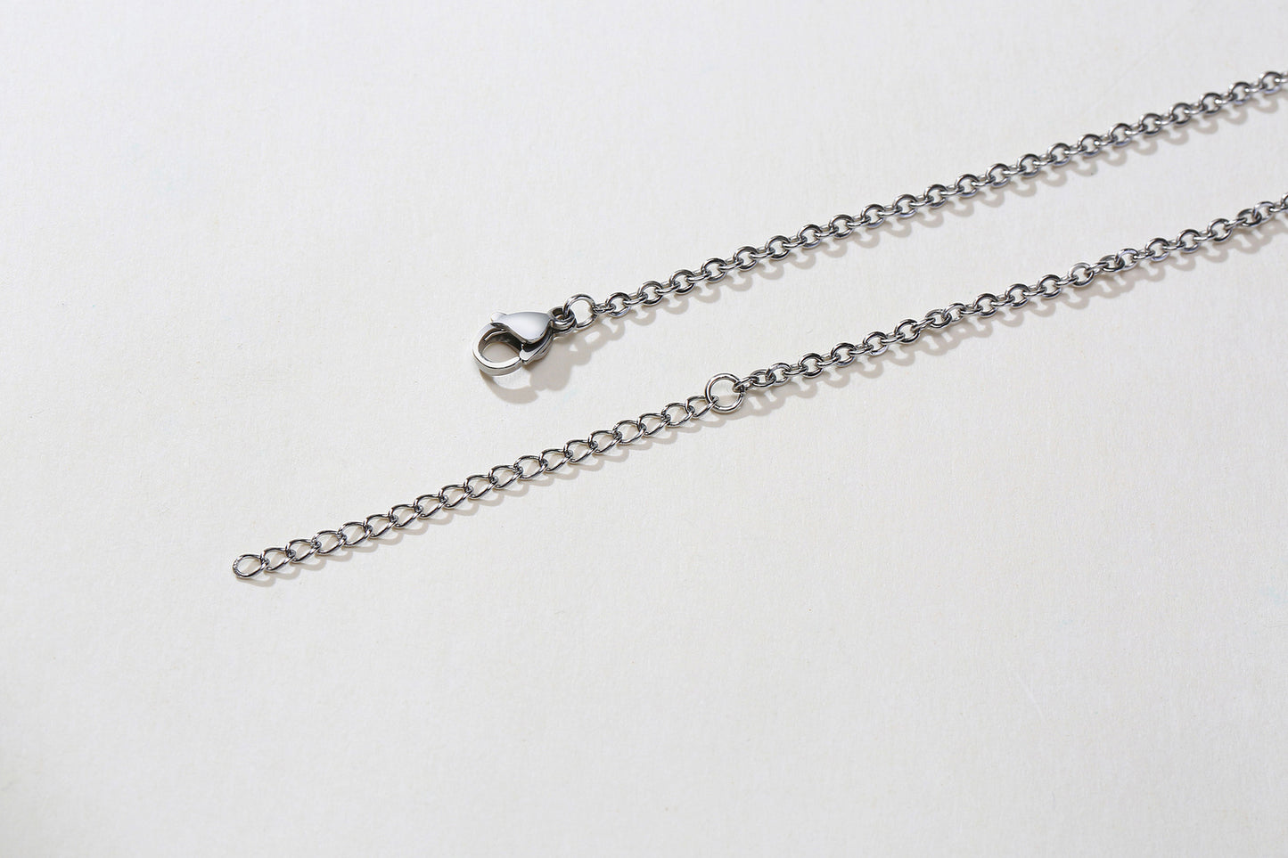 Cross-Border Accessories Stainless Steel Lock Head Pendant Necklace