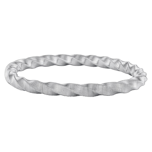 Simplicity – Men's Stainless Steel Mobius Spring Bracelet Arm Ring Steel Color