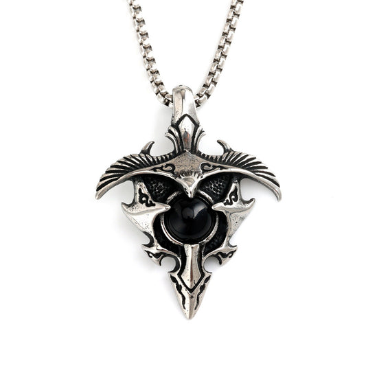 Punk Eagle Stainless Steel Men's Pendant Necklace