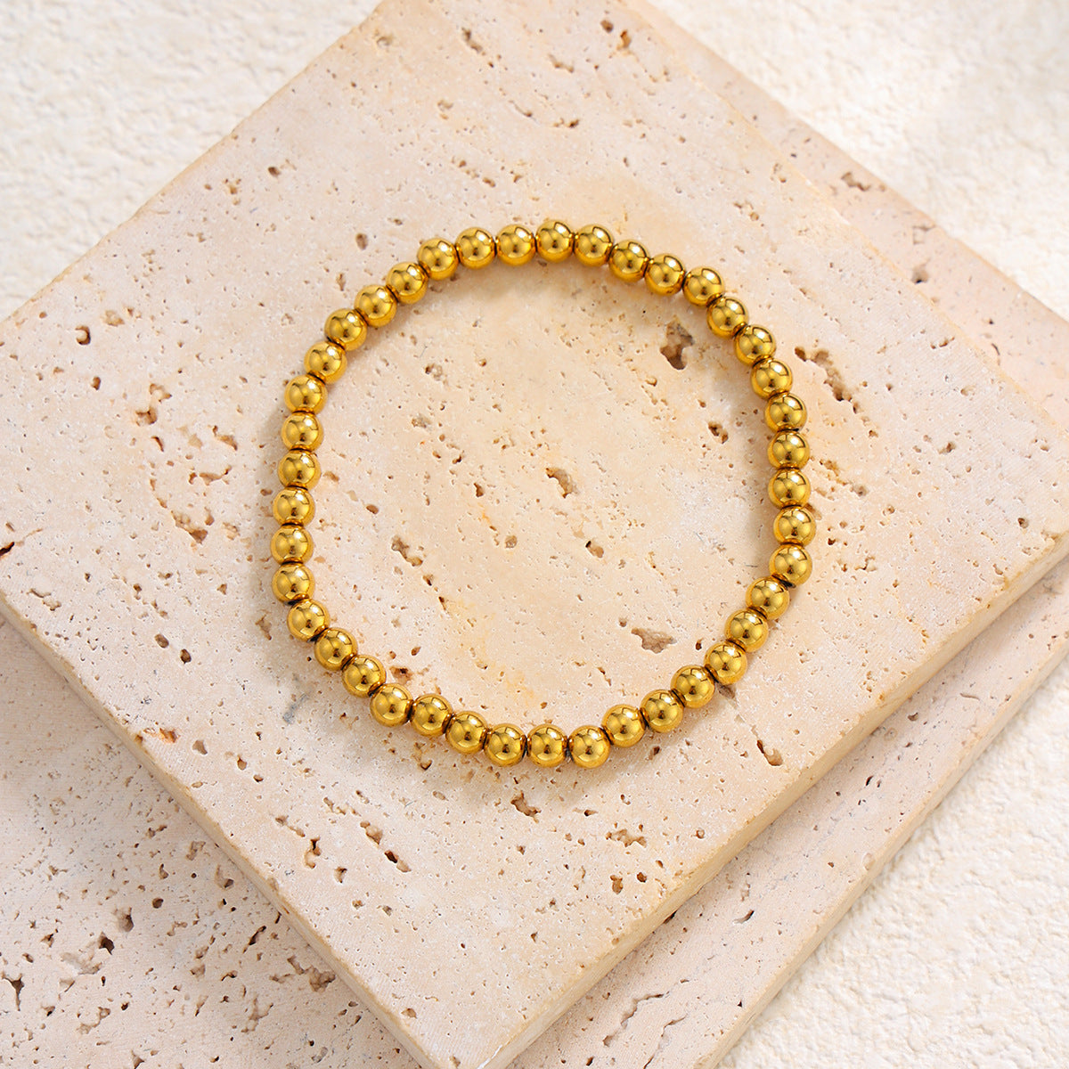 Stainless Steel Vertical Pattern Inlaid Zircon Bracelet Slightly Inlaid Zircon Square Gemstone