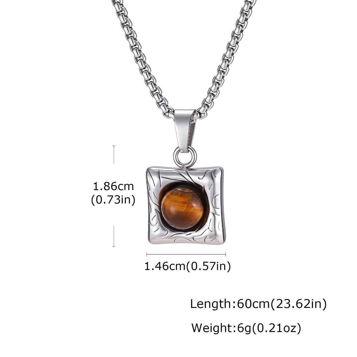 Black Stainless Steel Pendant