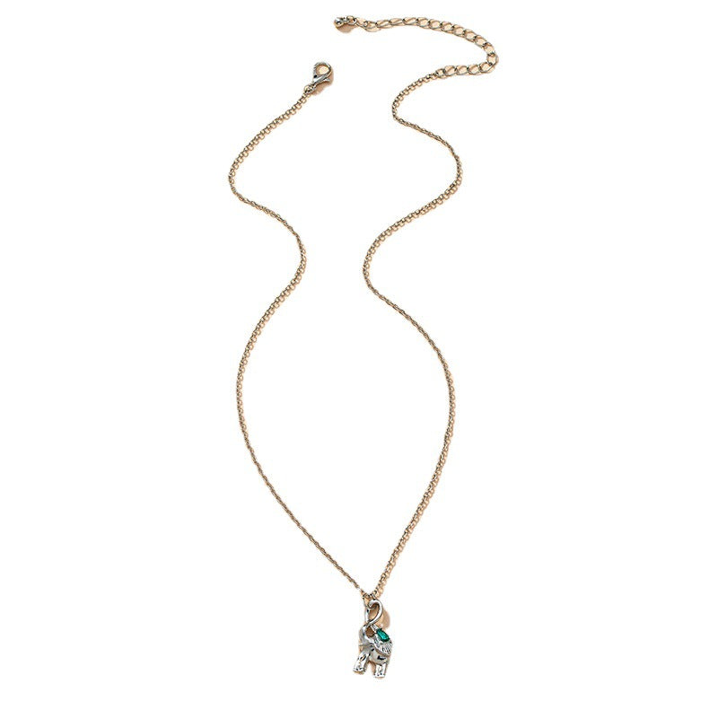 Baby Elephant Charm Necklace in Vienna Verve Collection