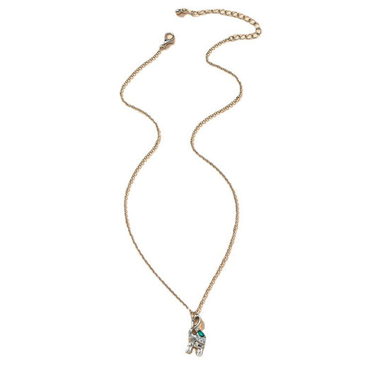 Baby Elephant Charm Necklace in Vienna Verve Collection
