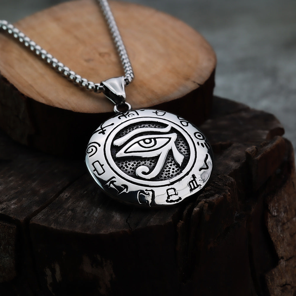 European And American Style Fashion Eye Of Horus Rune Pendant