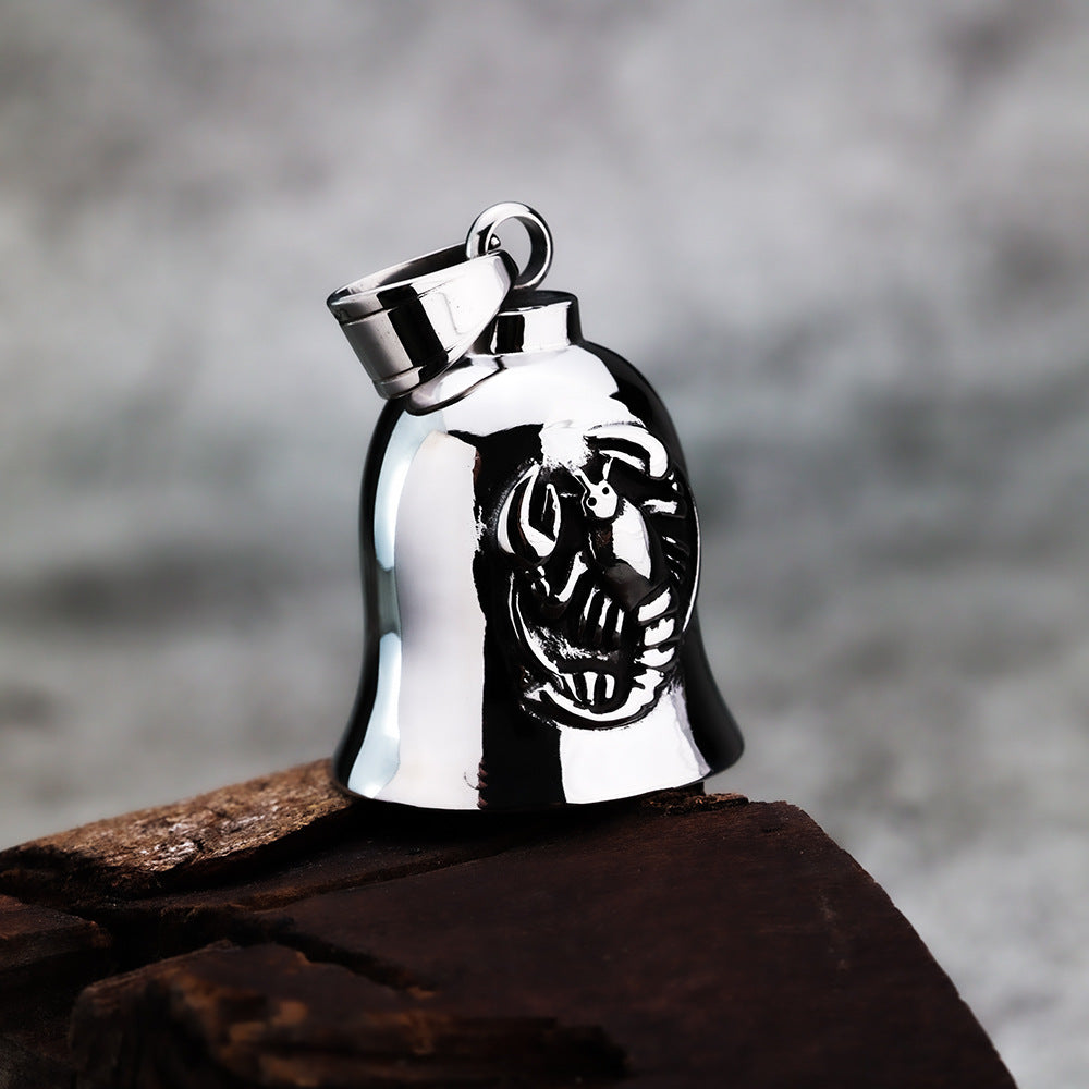 Tree of Life Skull Stainless Steel Men's Pendant Necklace