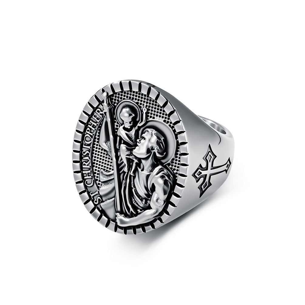 Vintage Cross Men's Ring