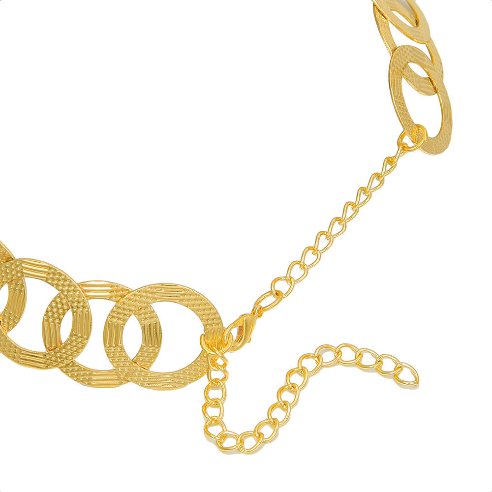 Planderful Savanna Rhythms Necklace and Earrings Set – Elegant African Choker Design