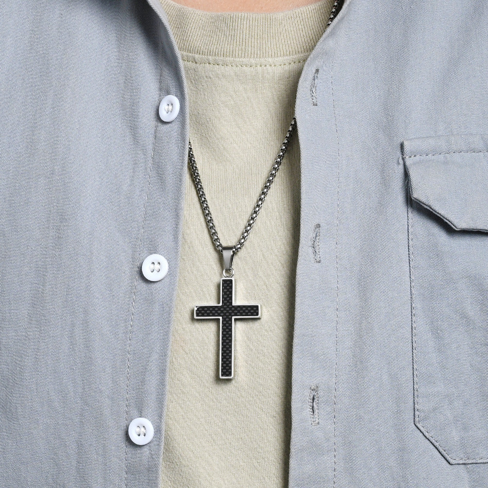 Stainless Steel Cross Necklace