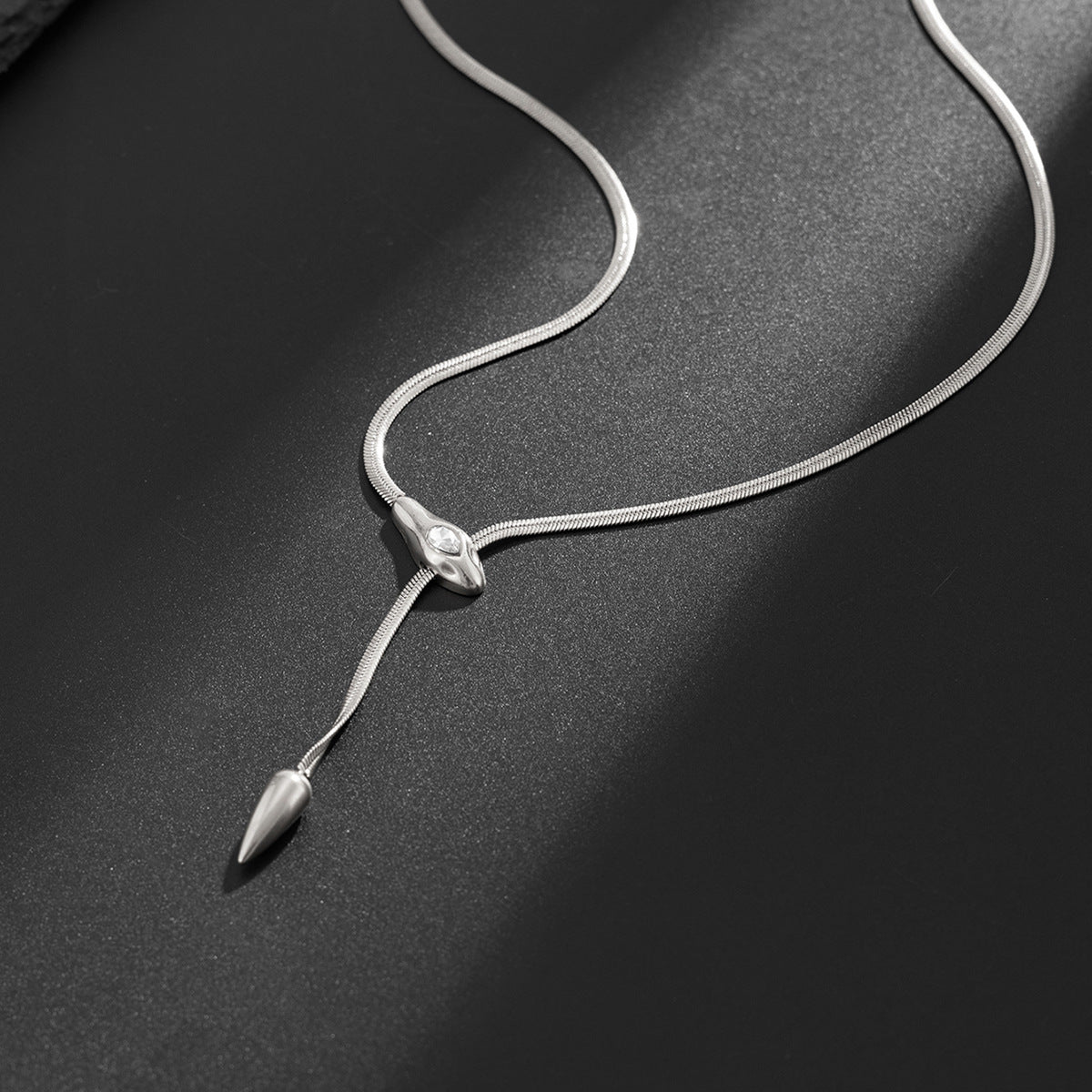 Adjustable Snake Pendant Y-Necklace