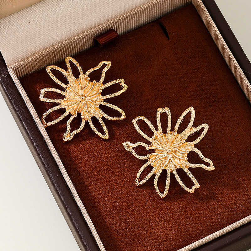 Planderful Vienna Verve Earrings – Fashionable Sunflower Design
