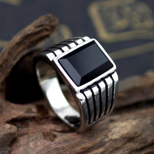 Titanium Steel Ring Unisex Protection Statement Planderful Everyday Genie Collection