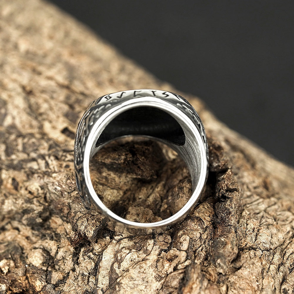 European And American Jewelry Titanium Steel Ring For Men