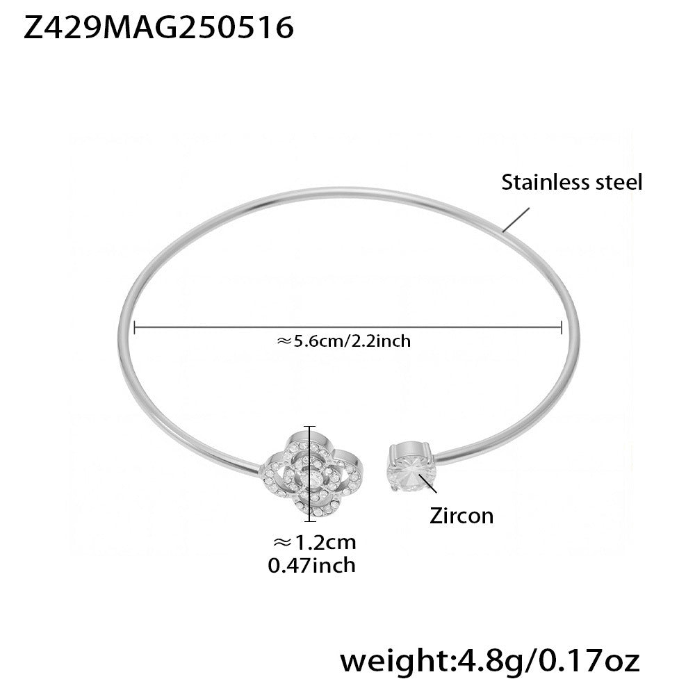 Planderful Everyday Genie Stainless Zircon Starfish Bracelet