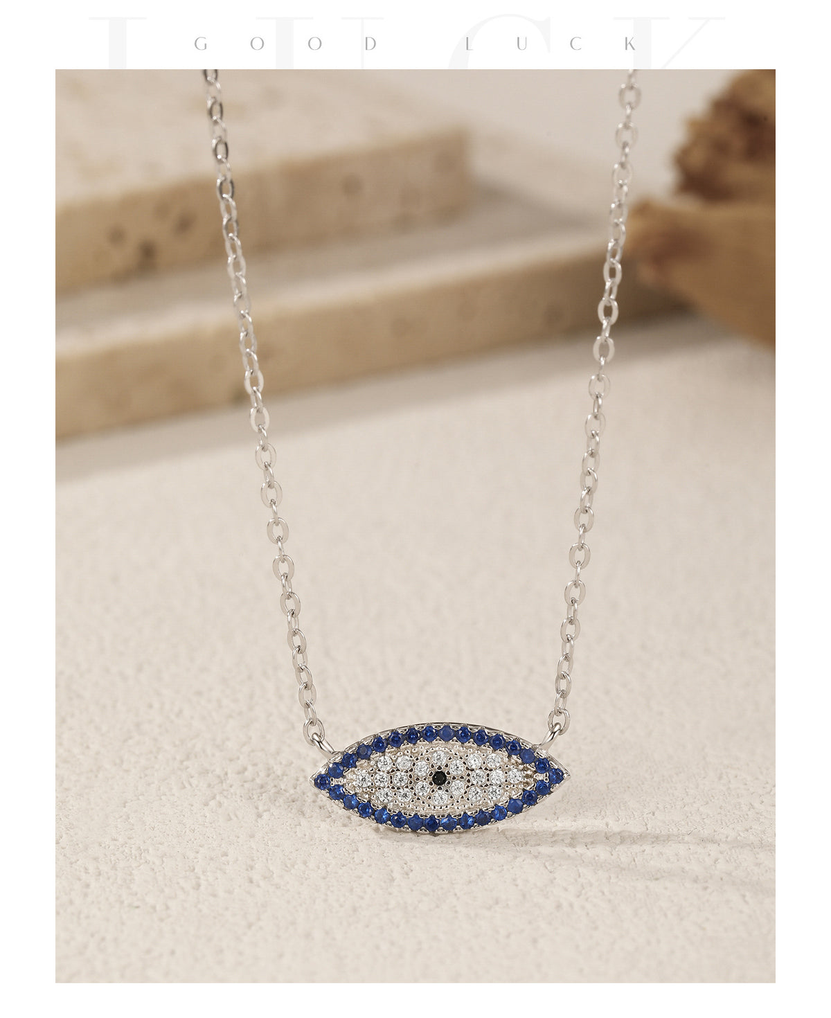 925 Sterling Silver Geometric Necklace