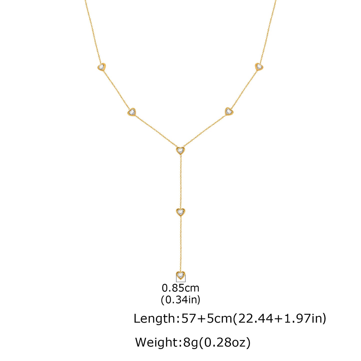 Stainless Steel Autumn & Winter & Double-Layer Imitation Pearl Round Zirconium Necklace