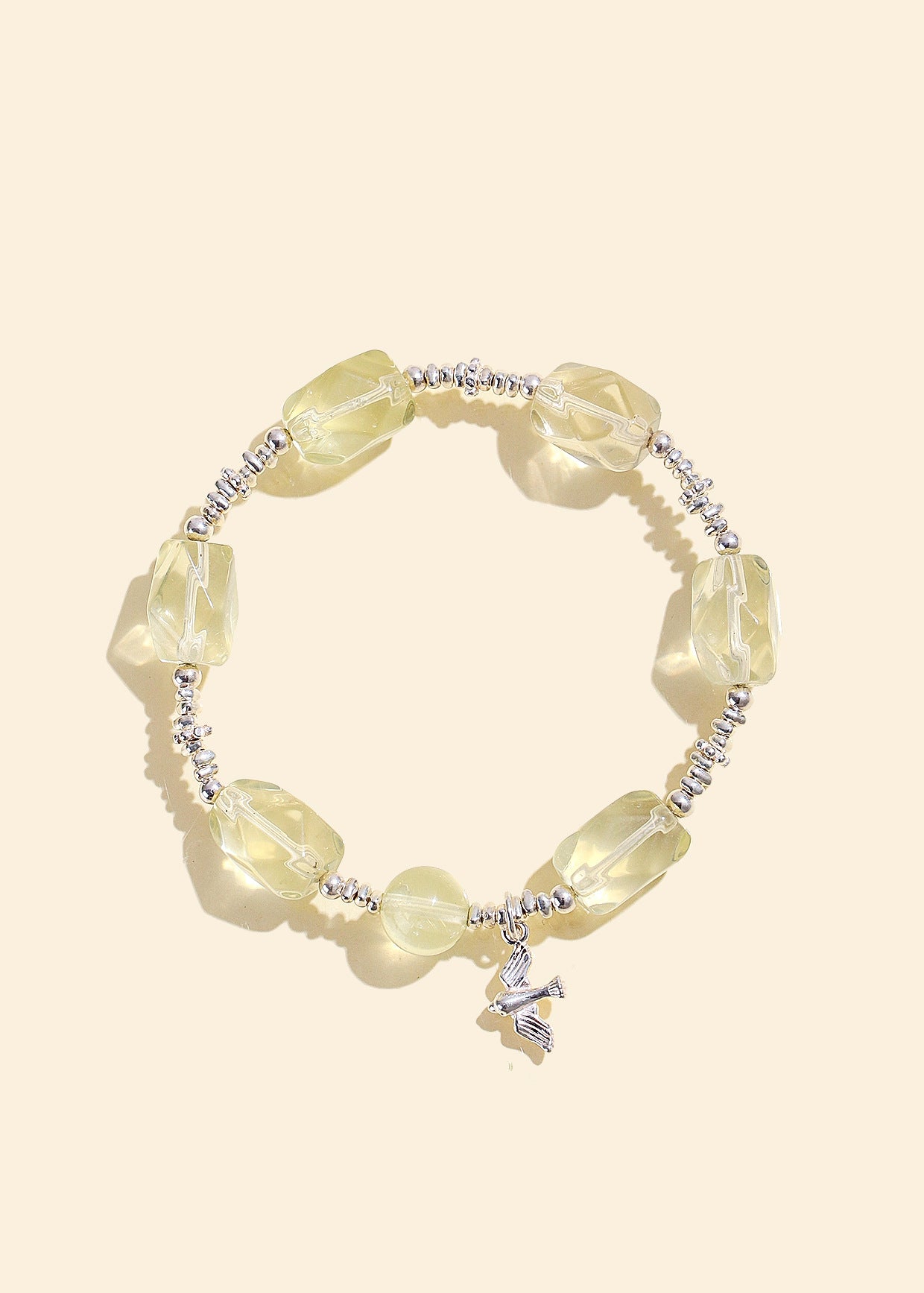 Planderful Fortune's Favor Bracelet – Sweet and Cute Natural Pink Crystal