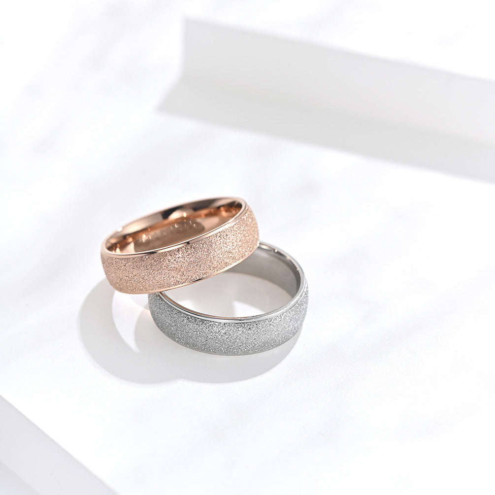 Titanium Steel Ring - Elegant Everyday Wear For Modern Women And Gift-Ready Packaging
