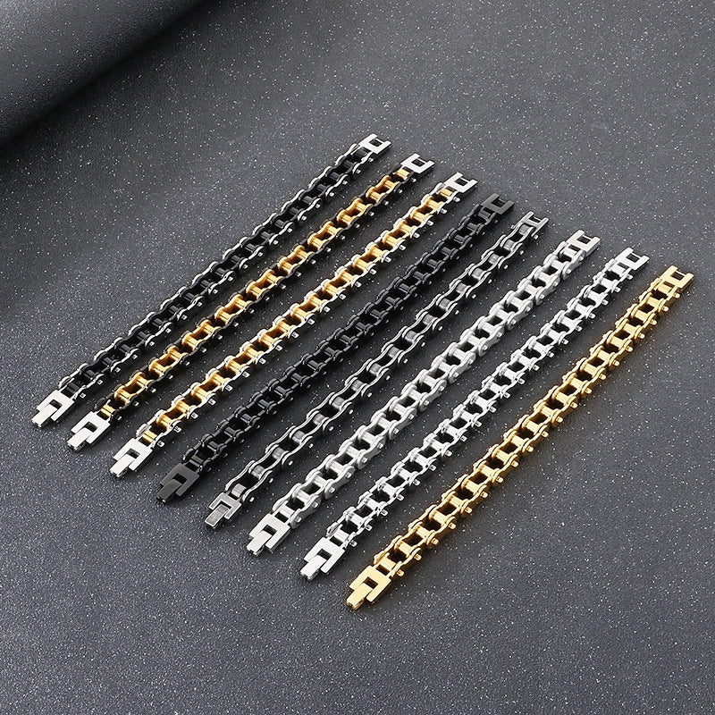 Planderful Personalized Bicycle Chain Necklace For Men