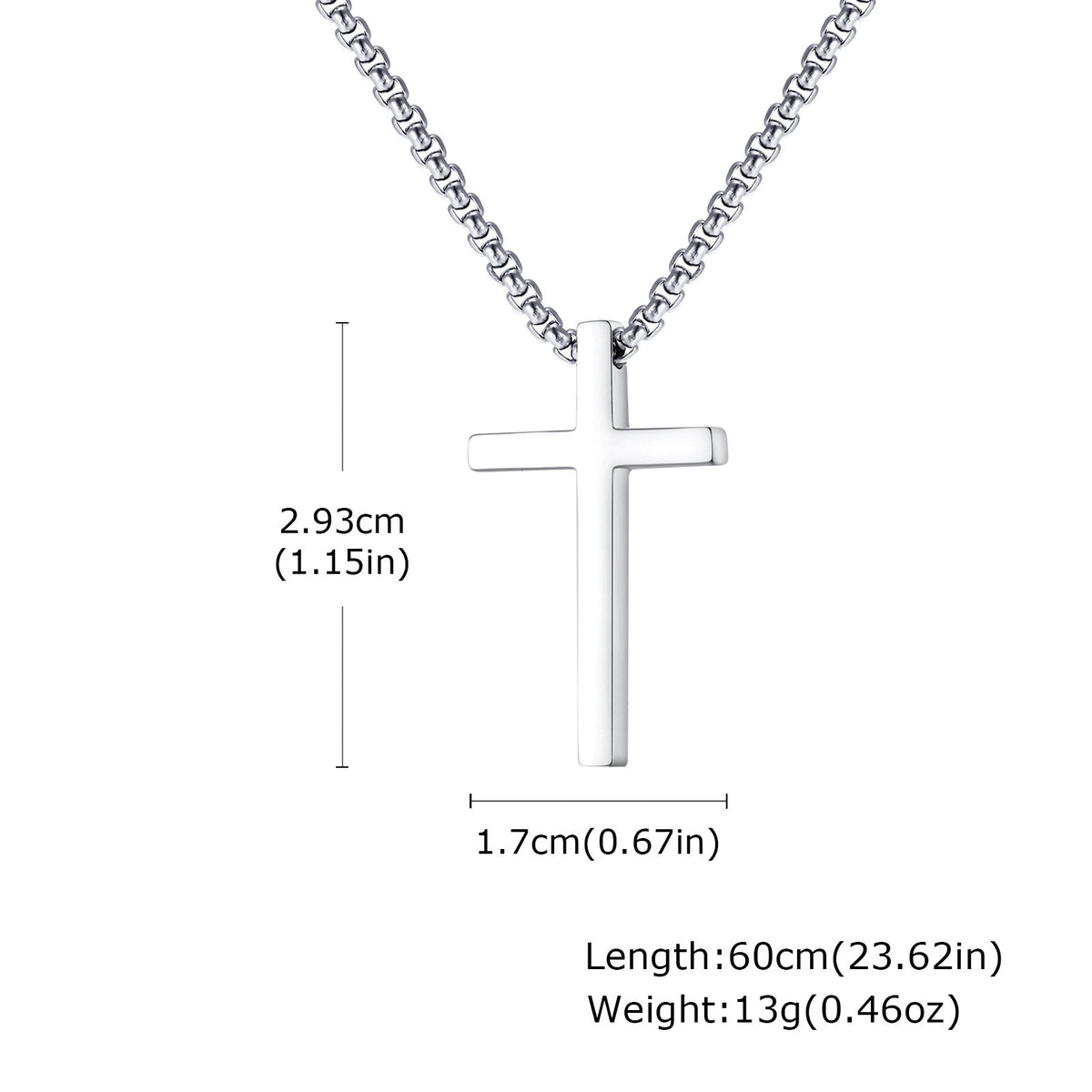 Stainless Steel Cross Necklace