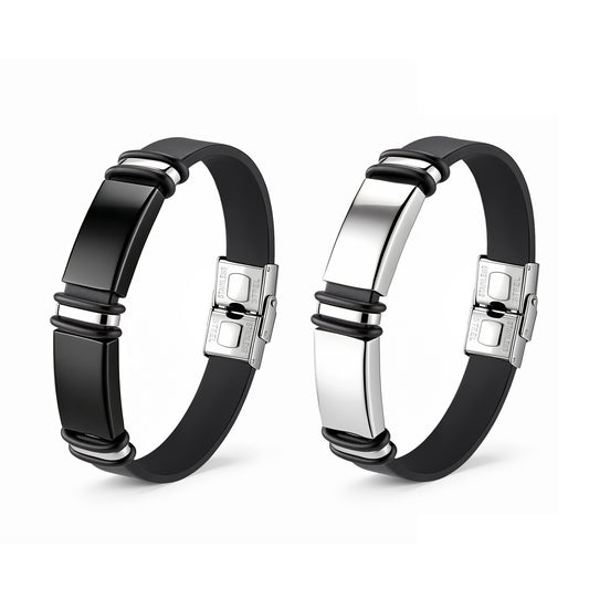 Stainless Steel Unisex Bracelet By Planderful Everyday Genie Durable Couple Wristband Gift