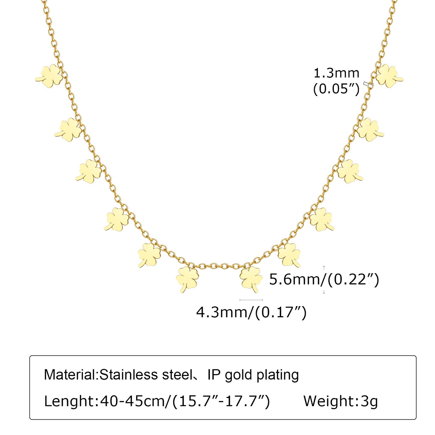 European And American Cross-Border Jewelry Wholesale Gold Necklace