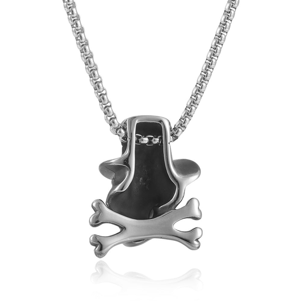 European And American Stainless Steel Skull Pendant For Men