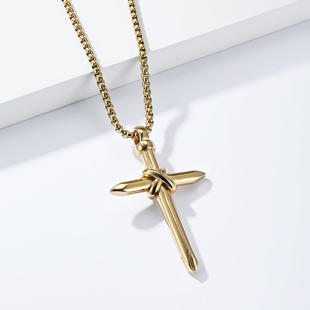 Stainless Steel Cross Necklace