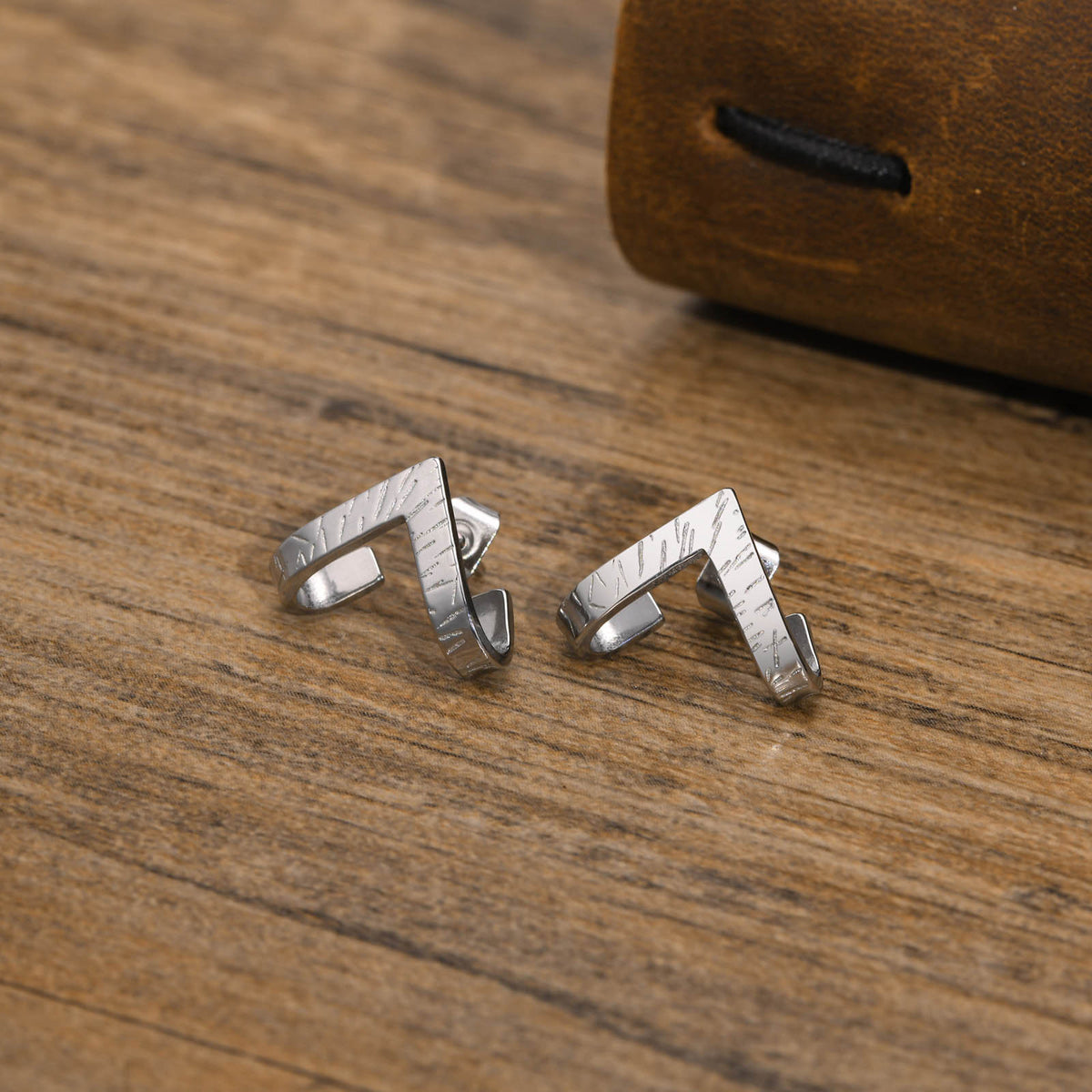 Stainless Steel Geometric Earrings