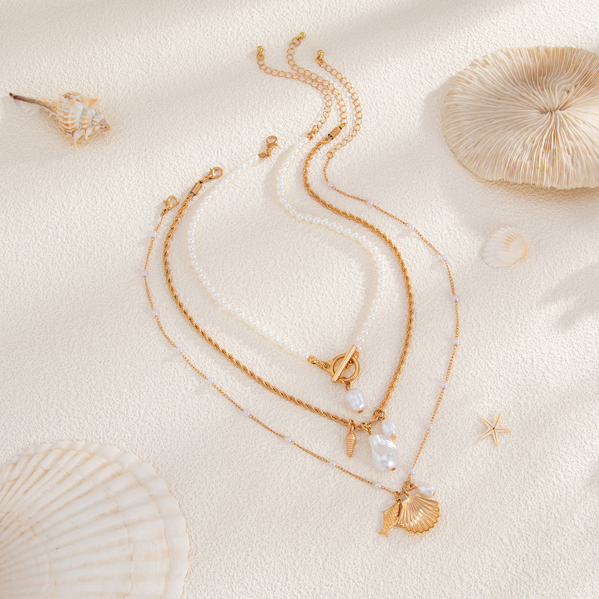 Planderful Vienna Verve Necklace – Elegant Beach-Inspired Design