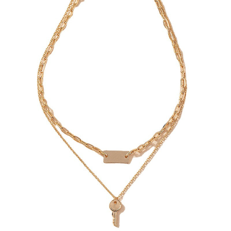 Double Cascade Key Necklace - Vienna Verve Collection