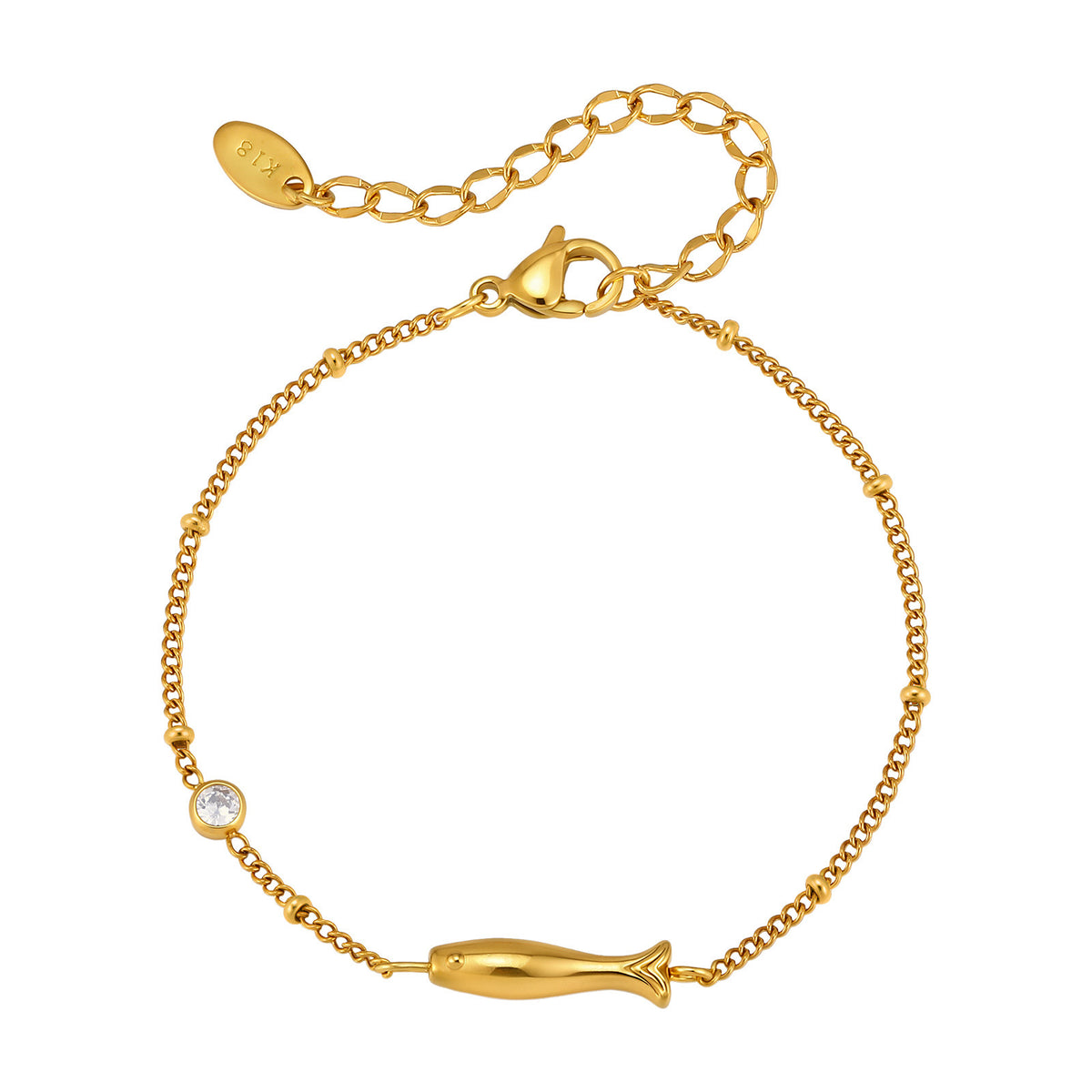 Zircon Stainless Steel Bracelet