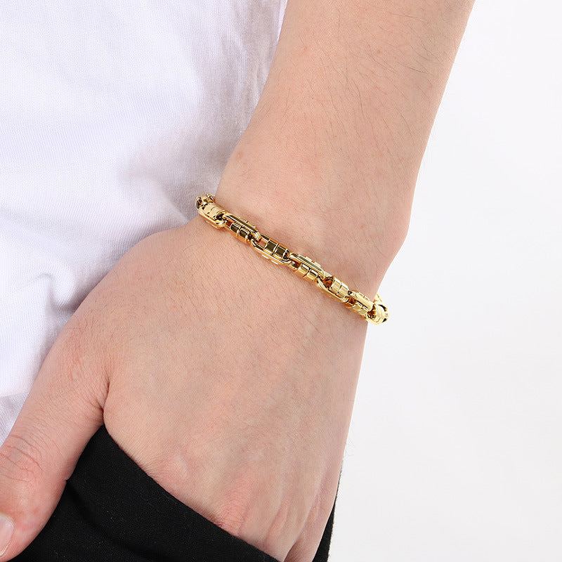 Planderful Personalized Hip Hop Transfer Bracelet For Men