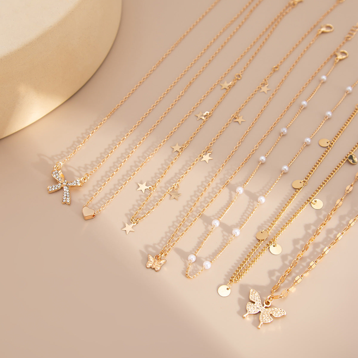 Planderful Vienna Verve Necklace – Elegant Multi-Layered Design