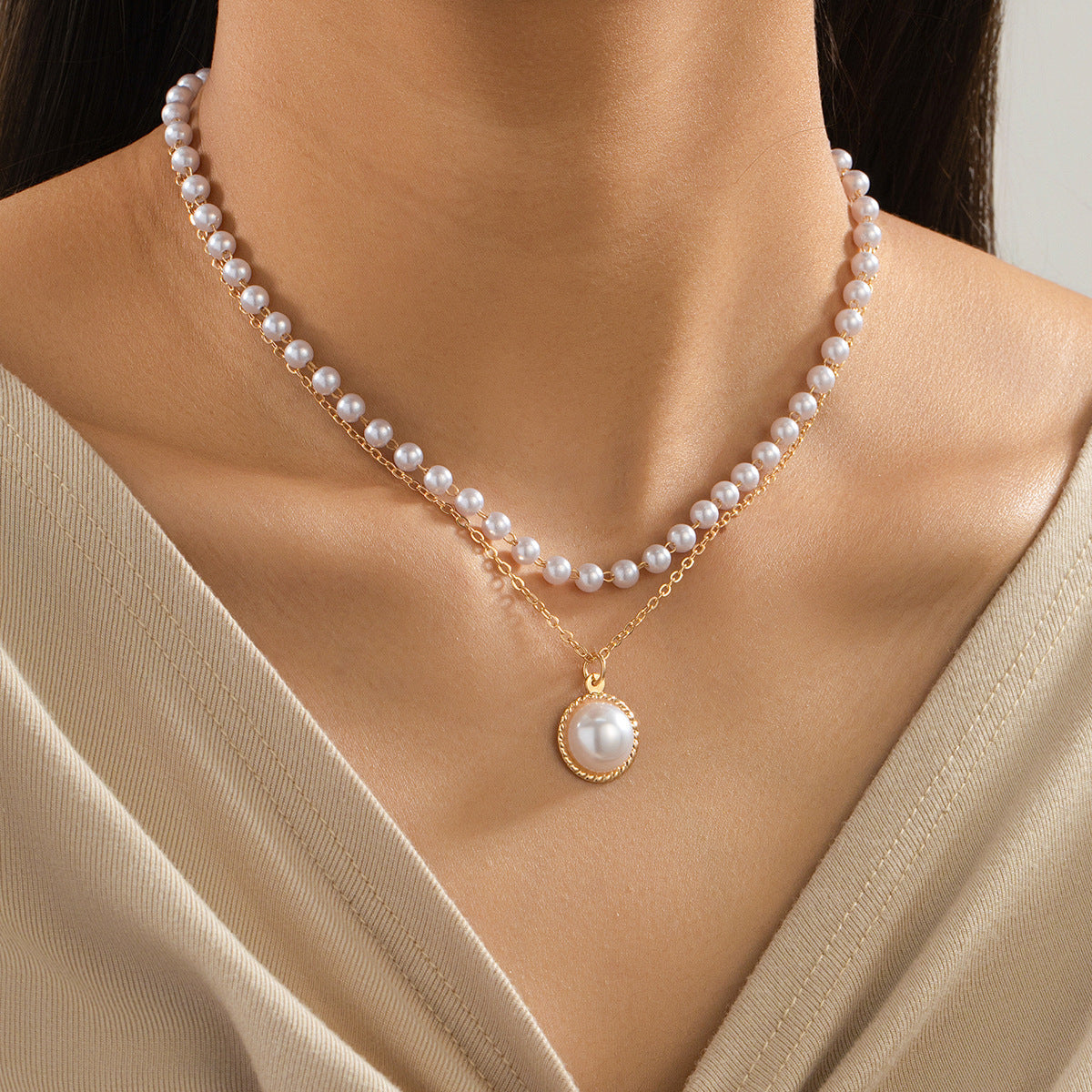 Planderful Vienna Verve Necklace – Elegant Double-Layer Design