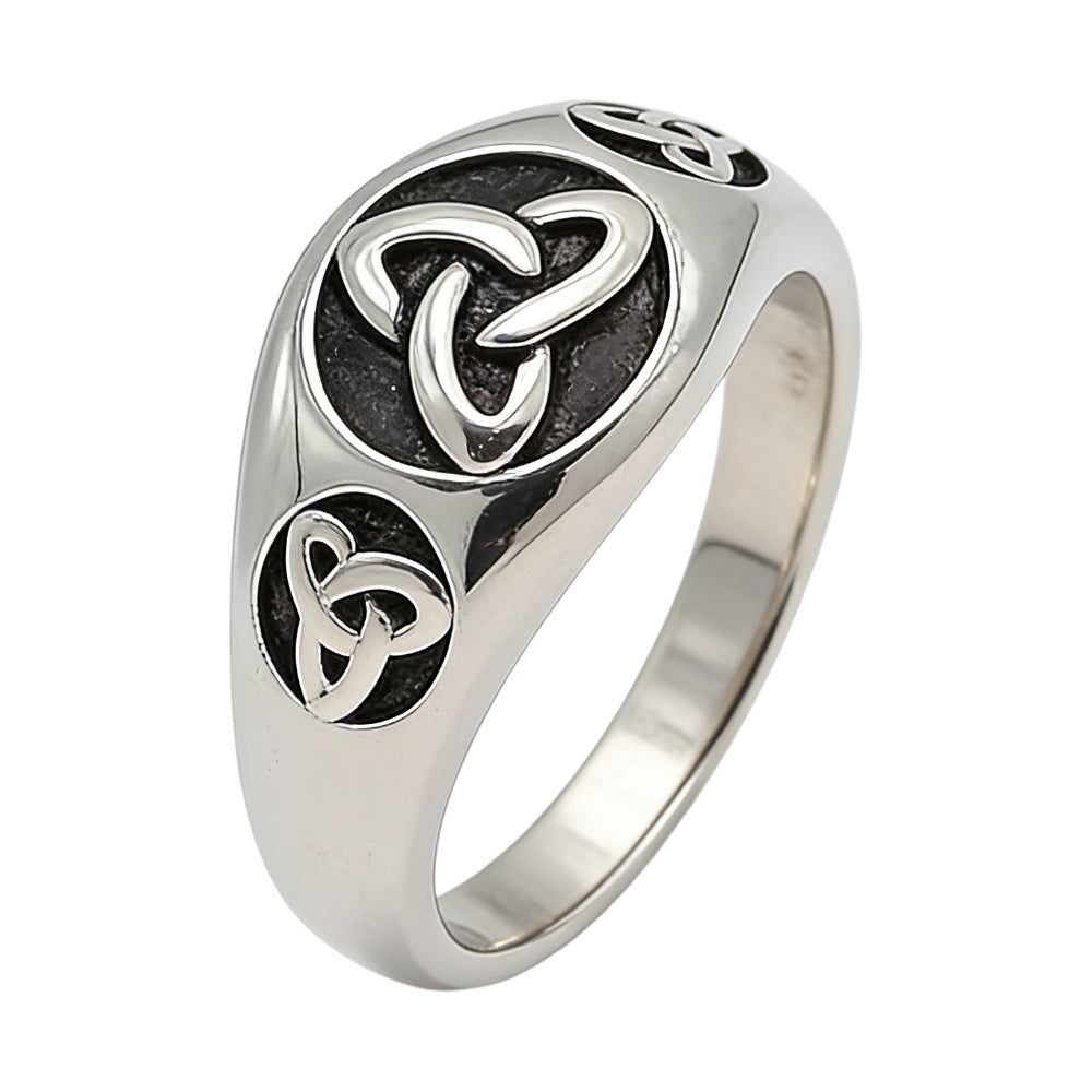 Nordic Viking Totem Ring Unisex Protection Ring Planderful Everyday Genie Collection