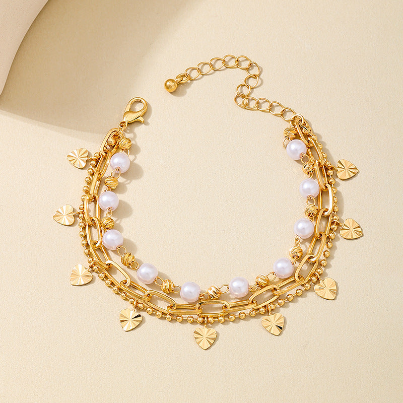 Fashionable Metal Love Bracelet for Women by Planderful