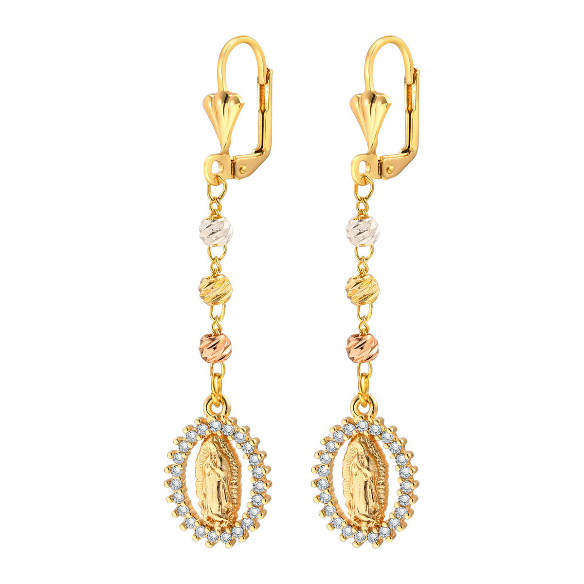 Zircon Floral Earrings