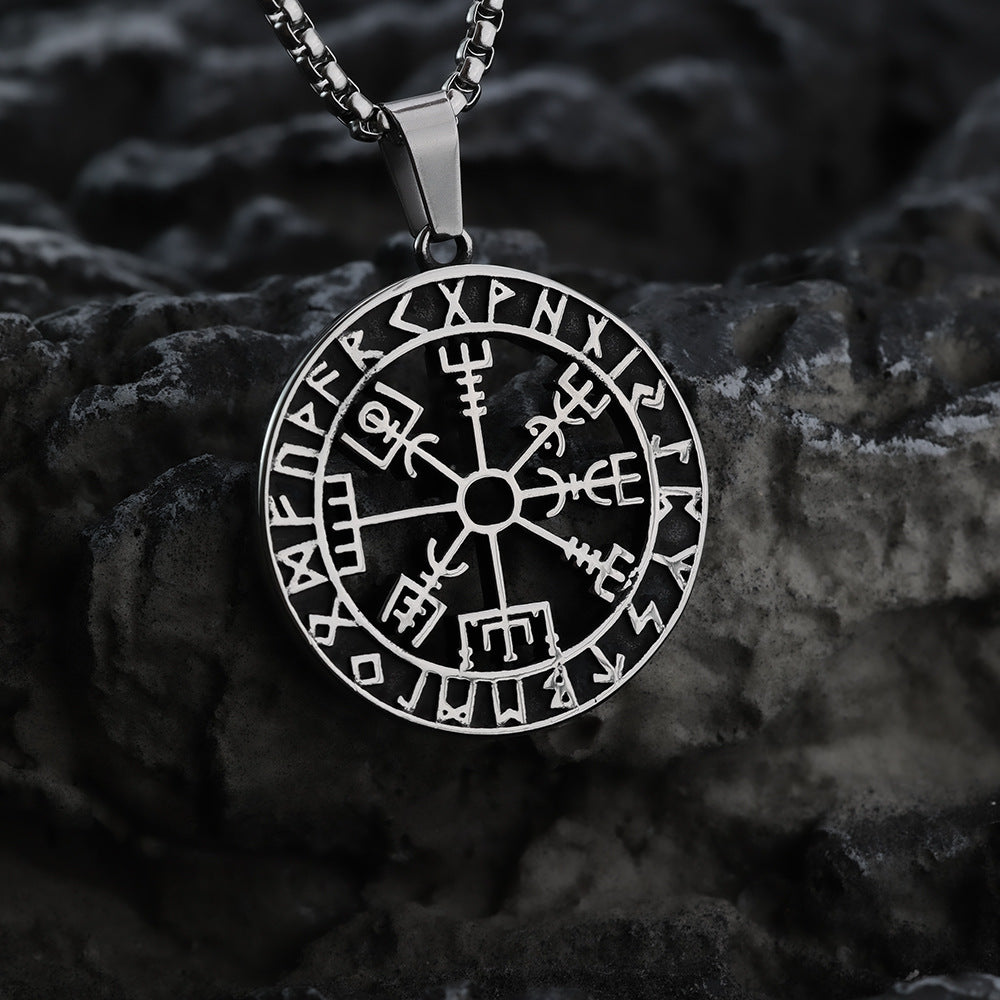 Viking Nordic Stainless Steel Men's Pendant Necklace