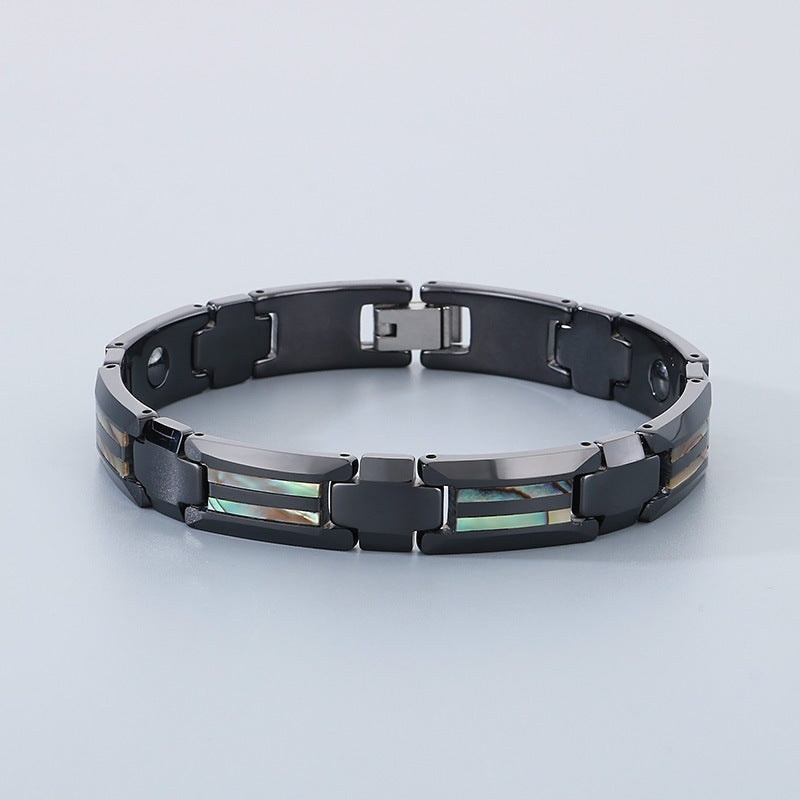 Planderful Personalized Magnetic Stone Bracelet For Men