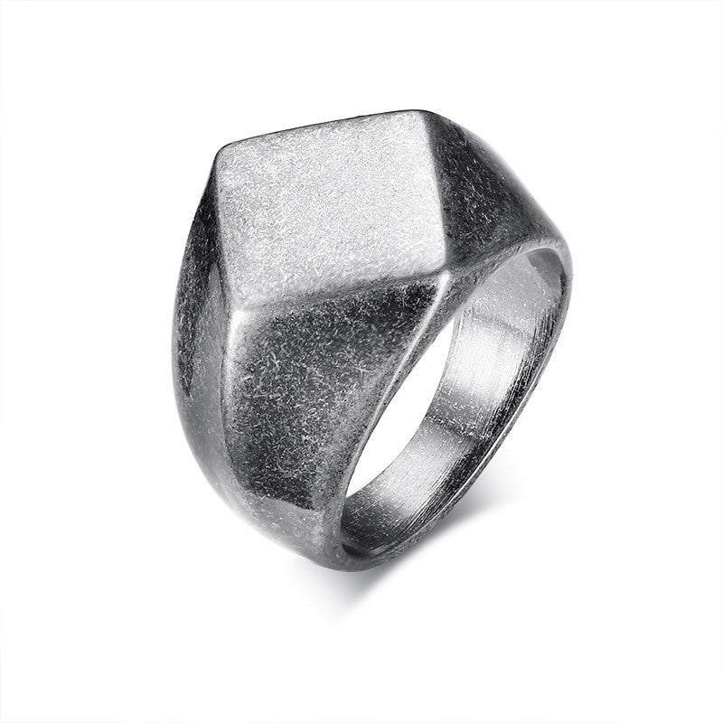 European And American Popular Jewelry Wholesale Titanium Steel Ring