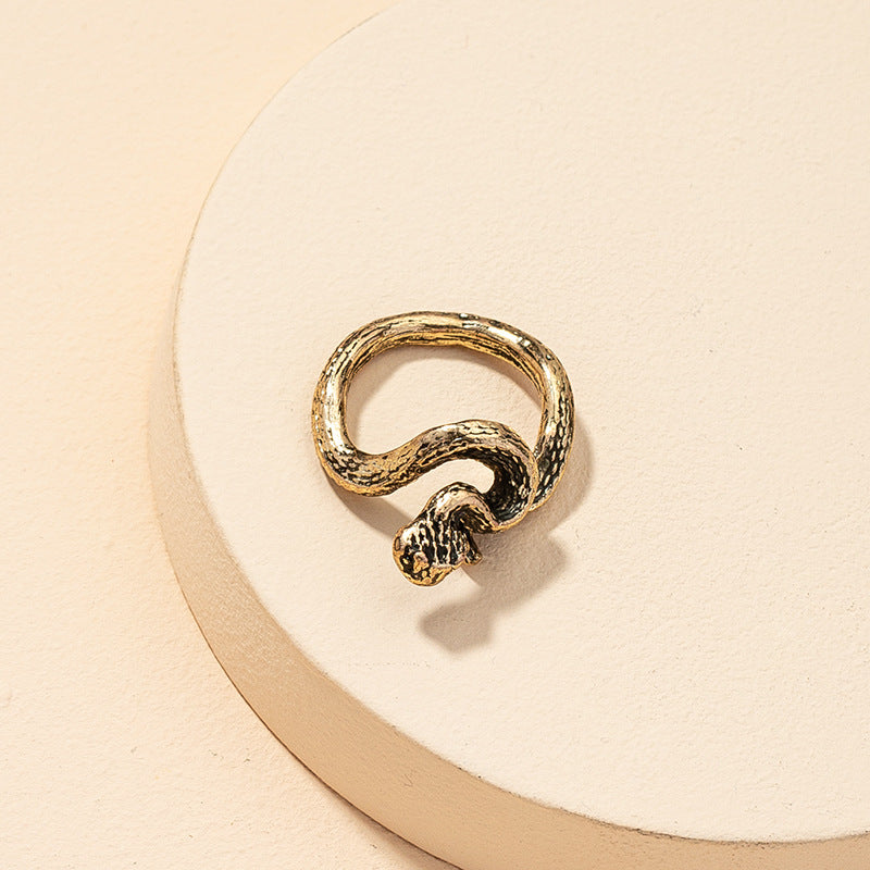 Snake Charm Ring - Vintage Style Jewelry Wholesale for Women