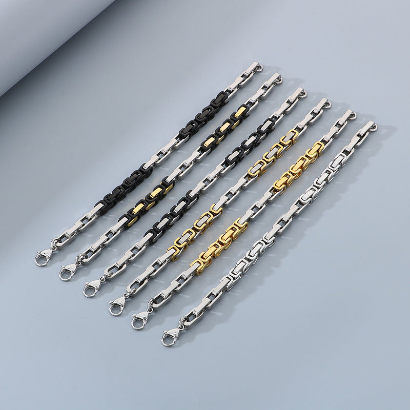 Planderful Everyday Genie Stainless Steel Men Bracelet 6mm