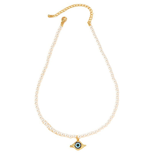 Eye of the Devil Pearl Necklace - Vienna Verve Collection