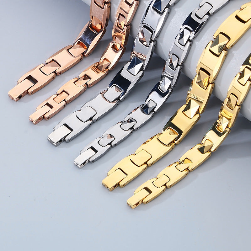 Planderful Magnet Stone Adjustable Couple Bracelet For Men