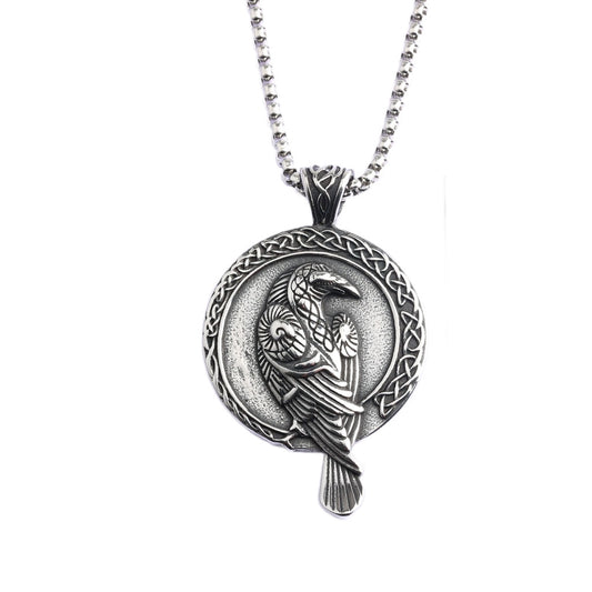 Vintage Viking Stainless Steel Men's Pendant Necklace