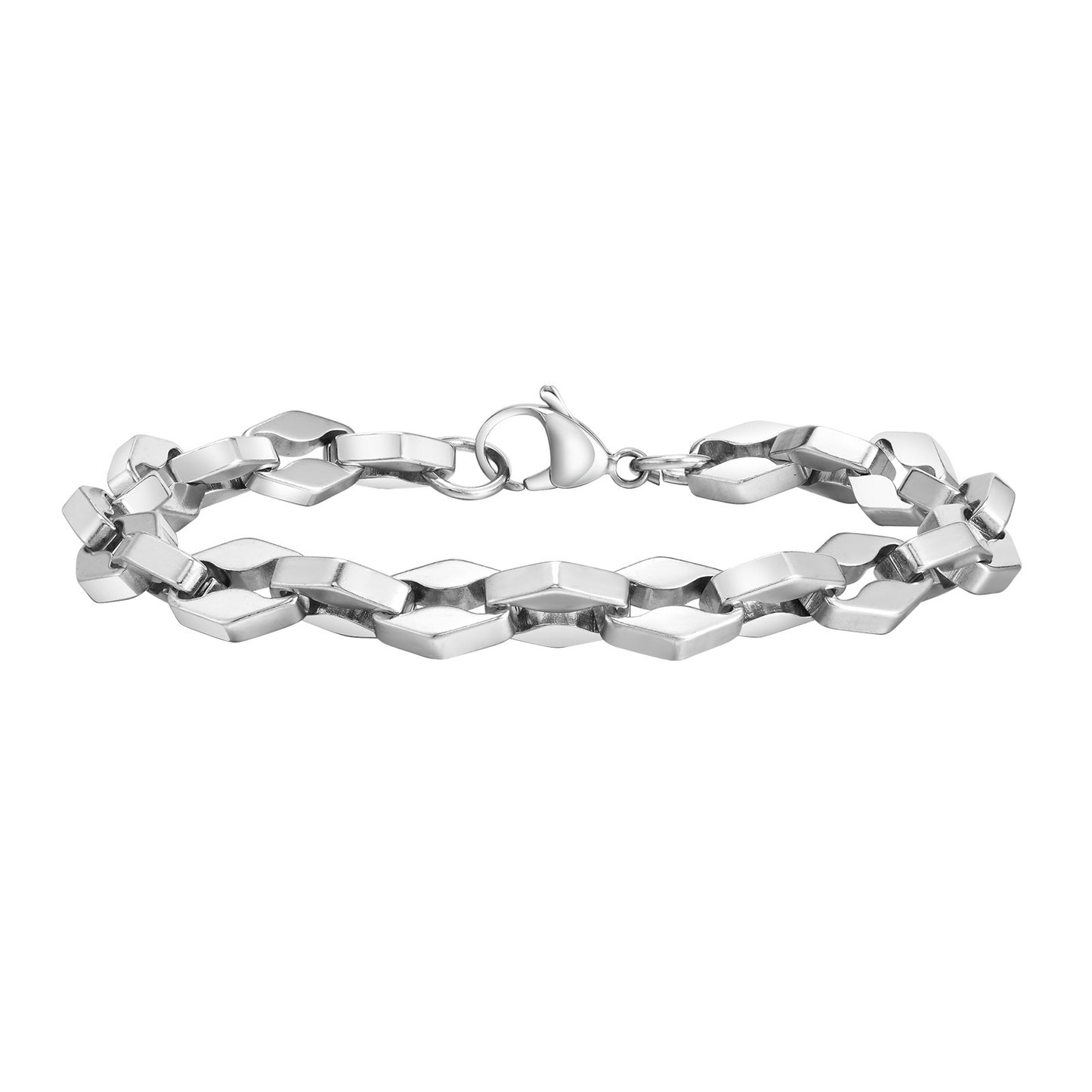 Jewelry Hip Hop Stainless Steel Lip Chain Bracelet for Men