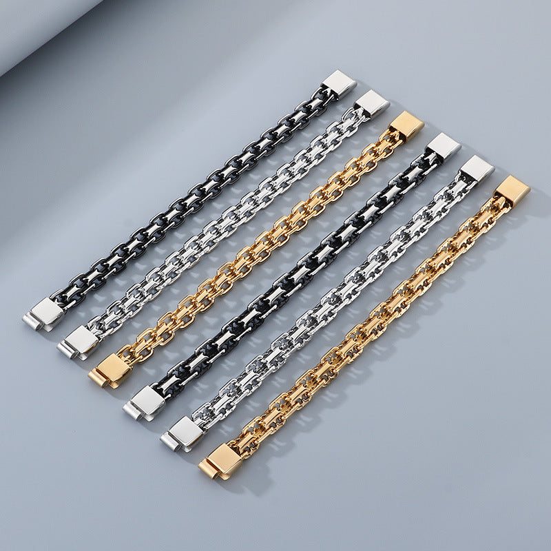 Planderful Everyday Genie Mens Magnetic Bracelet Double Row