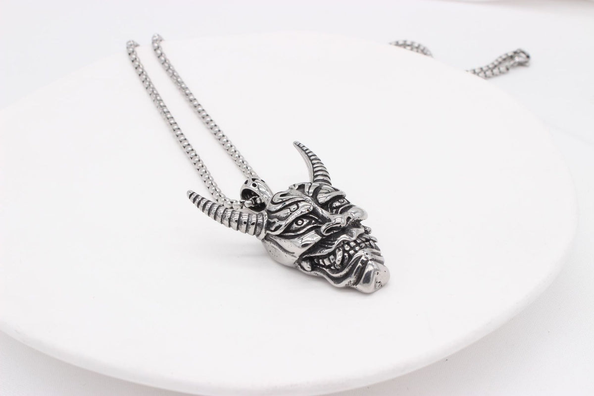 Longhorn Monster Titanium Steel Pendant Necklace