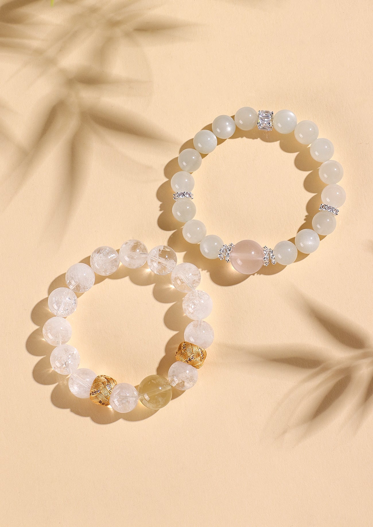 Planderful Fortune's Favor Bracelet – Elegant White Crystal Design