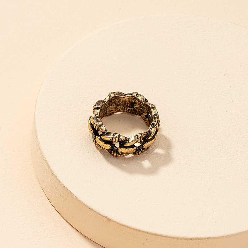 Vintage Vienna Verve Metal Ring - Wholesale Female Hand Jewelry